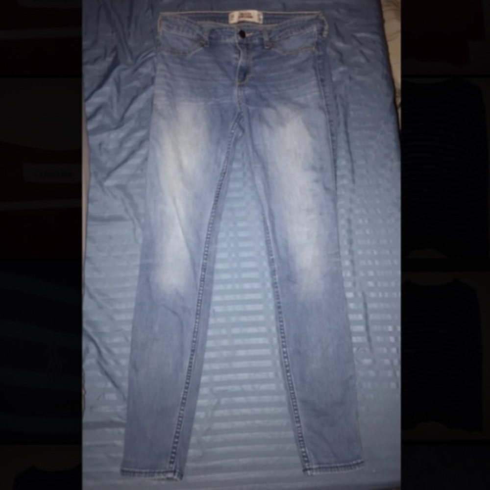 Hollister Blue Skinny Jeans